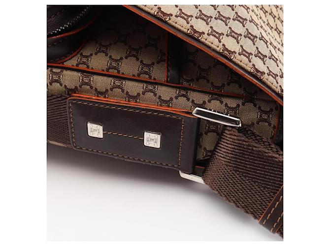Céline Borsa a Spalla Celine Macadam Marrone Beige - vista 8