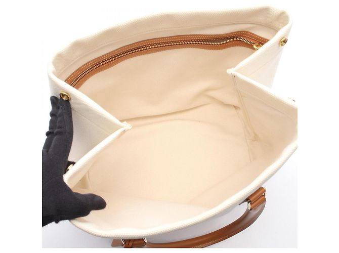Céline Celine Horizontal Cabas Tote Bag Braun Roh - Ansicht 3