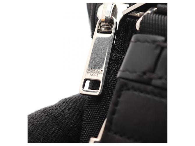 Céline Borsa Messenger Celine Mini Pocket Nero - vista 5