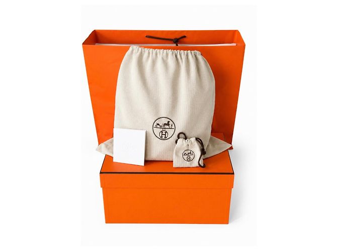 Hermès Borsa Picotin in pelle granulata Marrone Gold hardware - vista 9