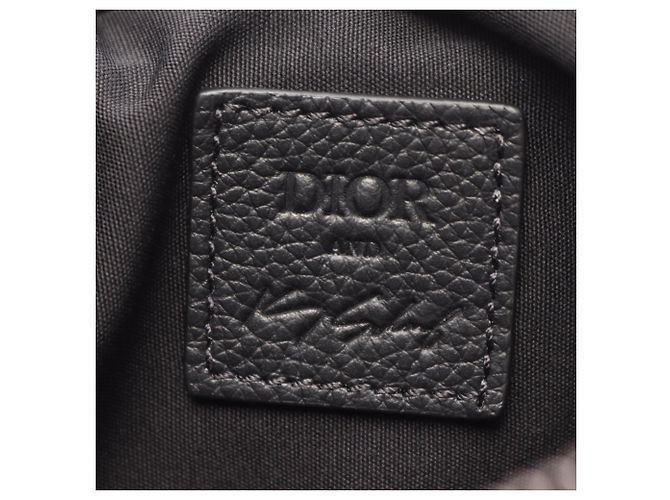 Christian Dior Dior x Kenny Schaff Saddle Bag Nero Multicolore - vista 4