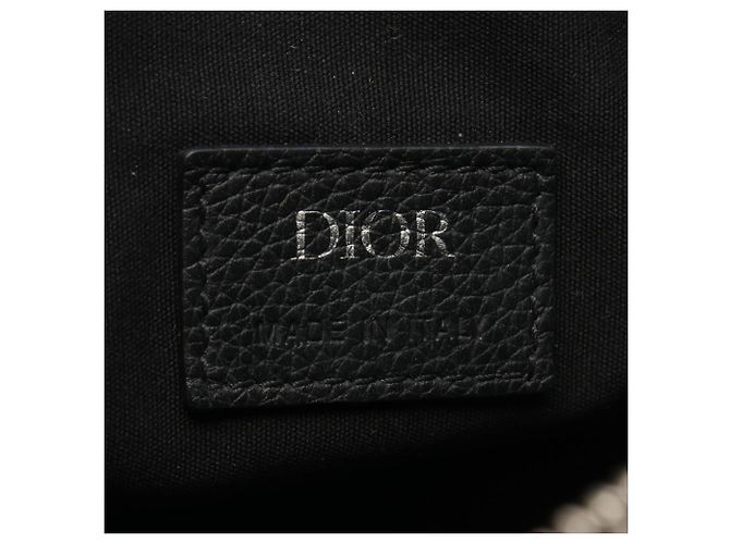 Borsa Saddle Christian Dior - Marsupio in pelle nera Nero - vista 4