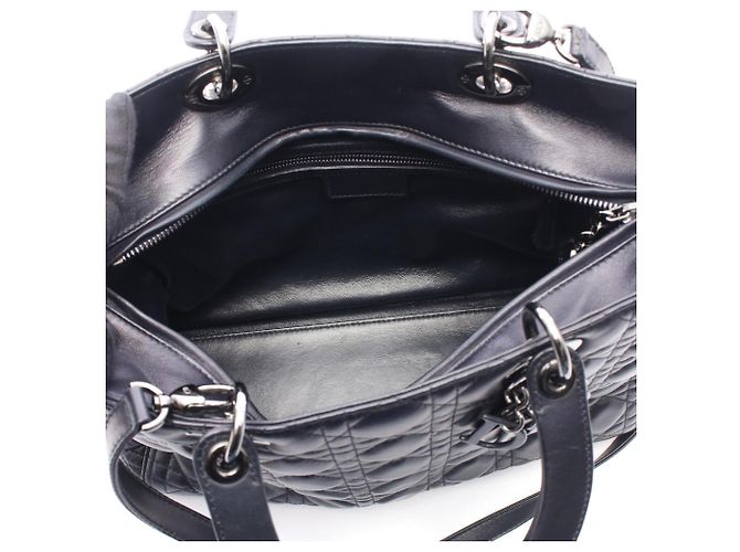 Bolso Lady Large 2-Way Christian Dior Negro - vista 3