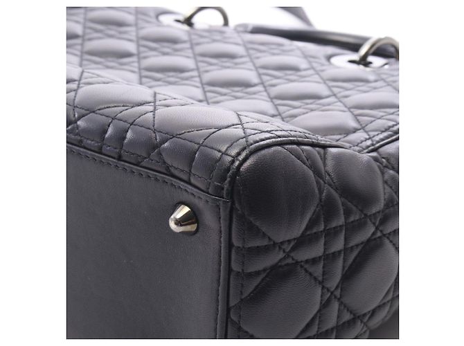 Bolso Lady Large 2-Way Christian Dior Negro - vista 6