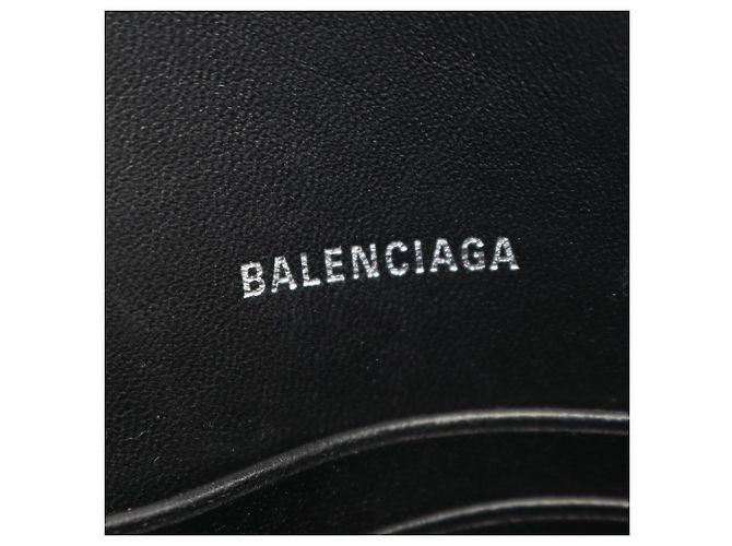 Borsa a Spalla Balenciaga Downtown Nero - vista 4