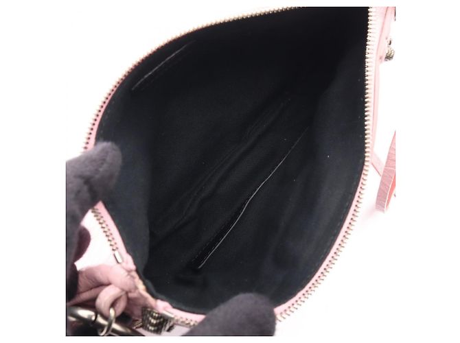Balenciaga LE CAGOLE Second Bag Clutch Rosa - vista 3