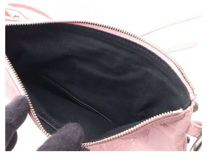 Balenciaga LE CAGOLE Second Bag Clutch Rosa - vista 5