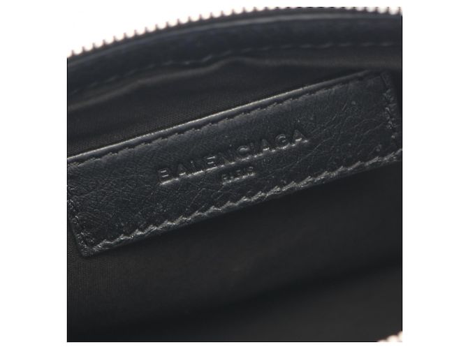Clutch Balenciaga Classic Clip M Second Bag Nero - vista 4