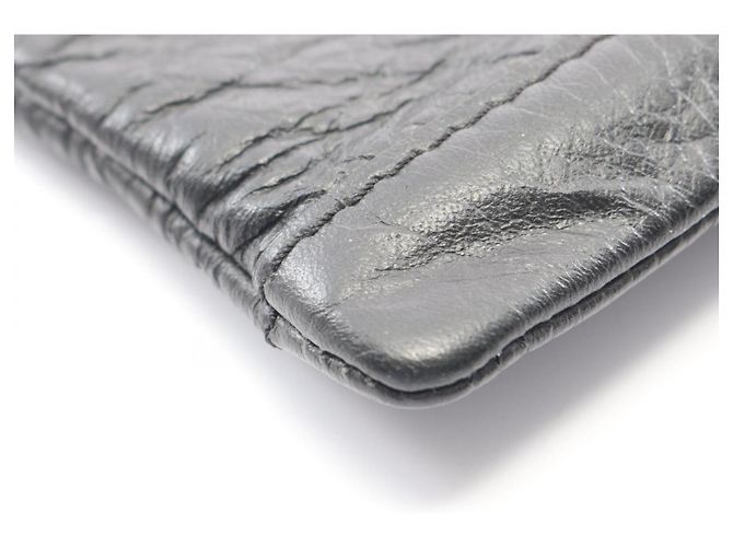 Clutch Balenciaga Classic Clip M Second Bag Nero - vista 5