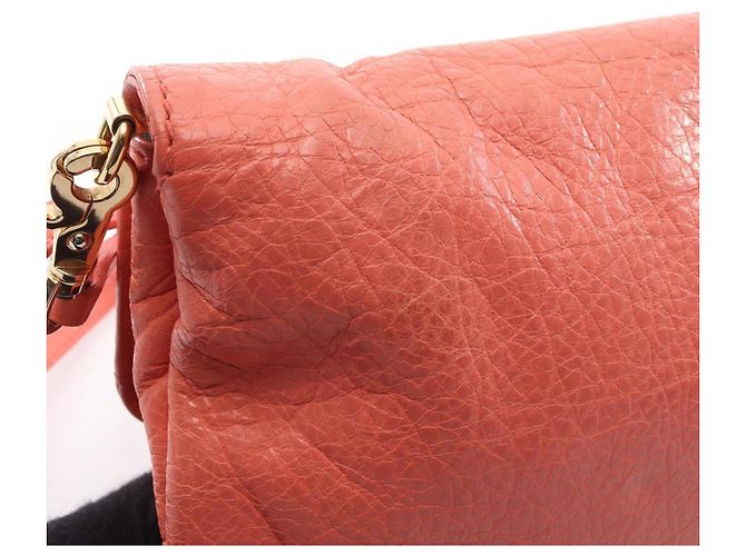 Clutch Giant Envelope Balenciaga Arancione - vista 5
