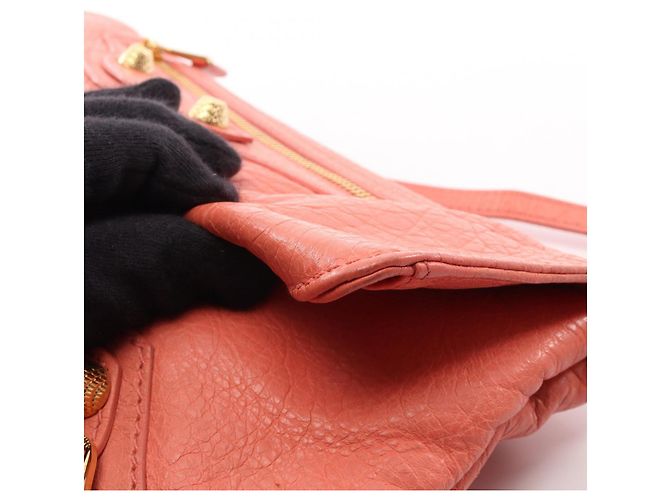Clutch Giant Envelope Balenciaga Arancione - vista 7