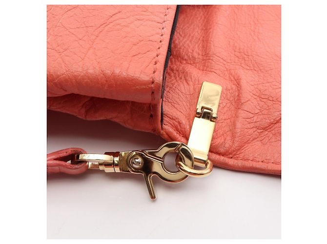 Clutch Giant Envelope Balenciaga Arancione - vista 8