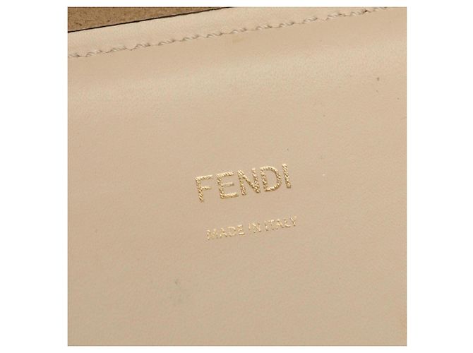 Fendi Sunshine Medium 2-Way Tote Bag Braun Roh - Ansicht 4