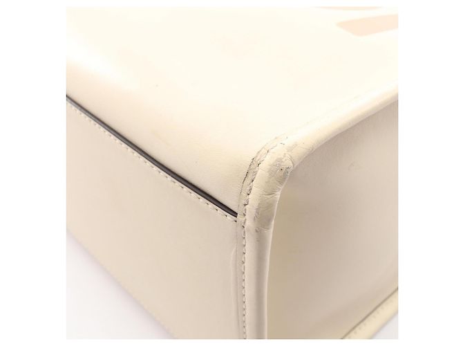 Fendi Sunshine Medium 2-Way Tote Bag Braun Roh - Ansicht 8