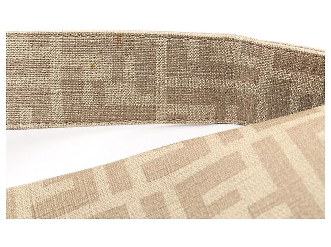 Borsa a Spalla Fendi Zucca Beige - vista 11