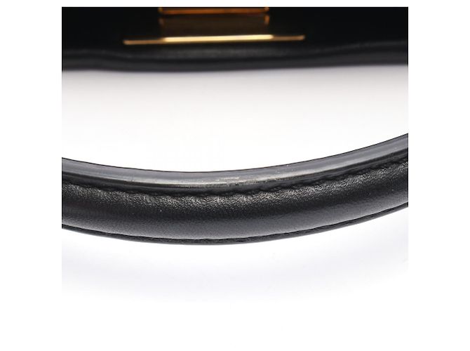 Borsa Fendi Mini Peekaboo 2-Way Nero - vista 7