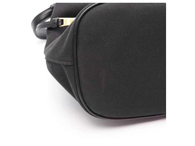 Borsa 2-Way in jacquard LOGO Prada Nero - vista 5