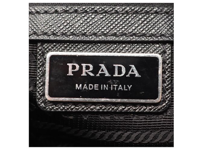 Borsa a tracolla Prada RE-NYLON TESSUTO+SAFFIANO Nero - vista 4