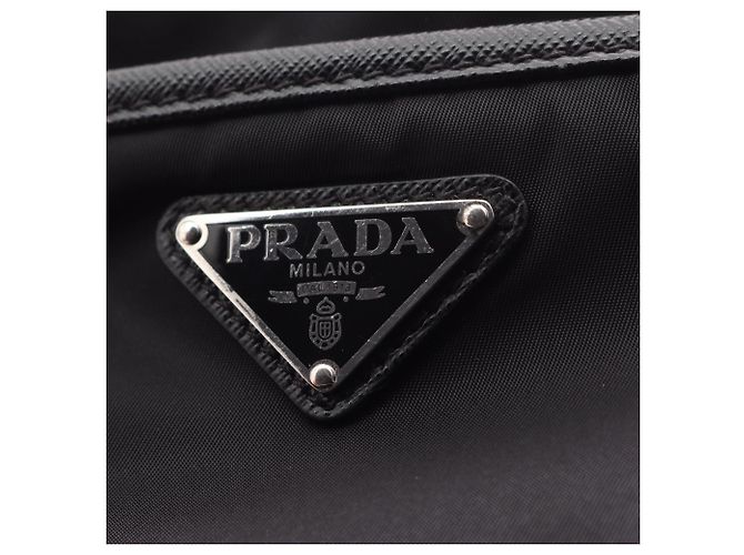 Borsa a tracolla Prada RE-NYLON TESSUTO+SAFFIANO Nero - vista 5
