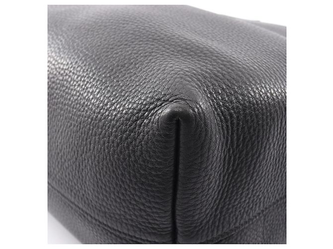 Borsa Tote in pelle nera Prada Nero - vista 7