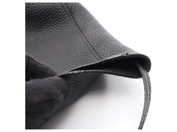 Borsa Tote in pelle nera Prada Nero - vista 8