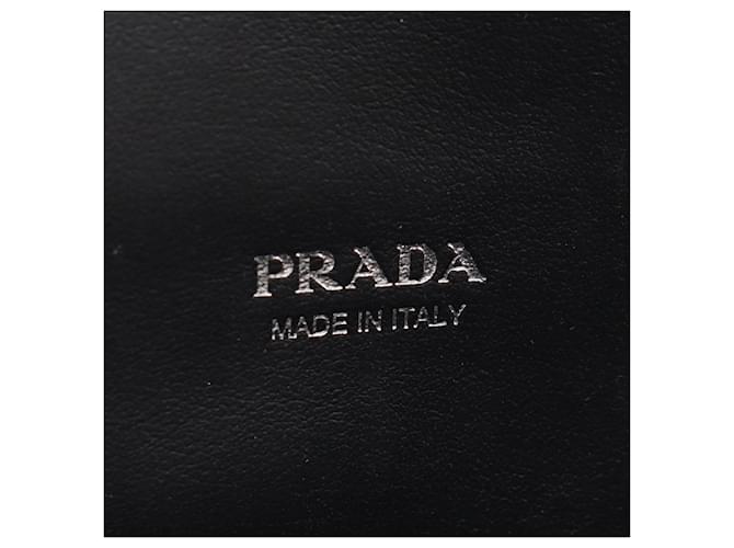 Prada Triangle Mini Schultertasche Schwarz - Ansicht 4