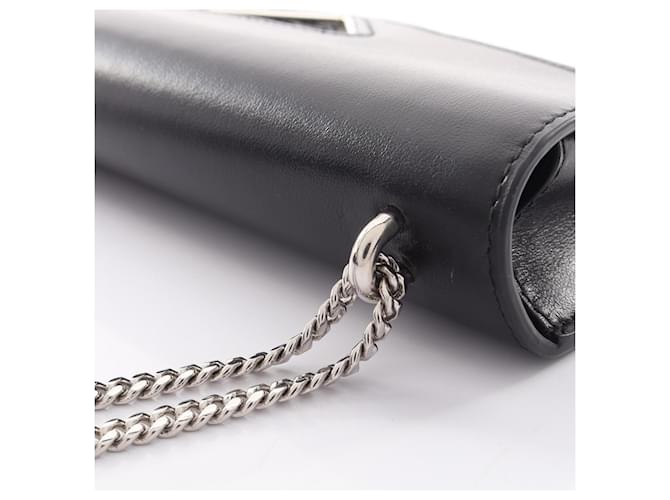 Prada Triangle Mini Schultertasche Schwarz - Ansicht 5