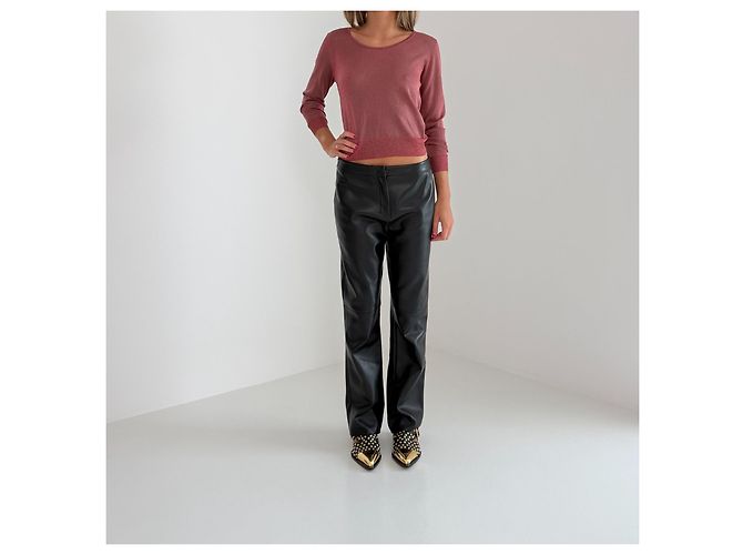 Dries Van Noten Feinstrick-Pullover - Altrosa Bordeaux - Ansicht 2