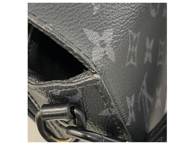 Borsa a tracolla Louis Vuitton Monogram Empreinte Montsouris Wearable Wallet Nero - vista 8