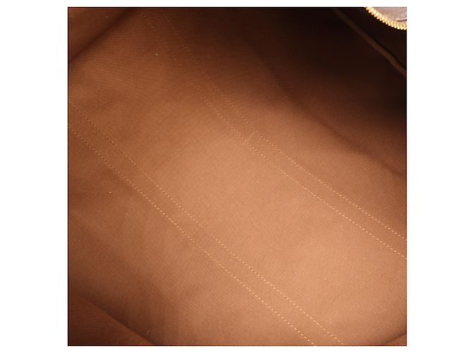 Borsa Boston Louis Vuitton Monogram Keepall 55 Marrone Beige - vista 12