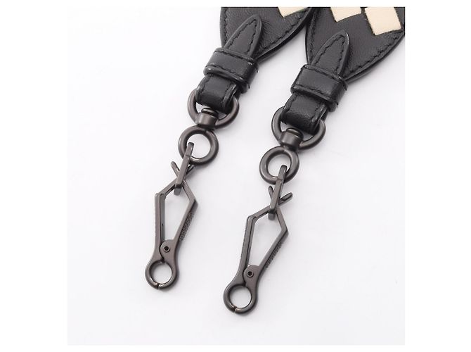 Tracolla Bottega Veneta Intrecciato Checker Nero Crudo - vista 2