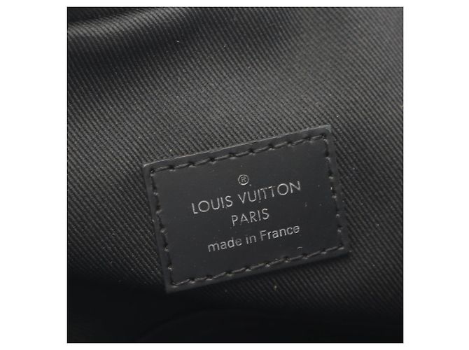Borsa a tracolla Louis Vuitton Avenue in Damier Graphite Nero - vista 4