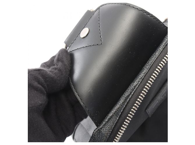 Borsa a tracolla Louis Vuitton Avenue in Damier Graphite Nero - vista 7