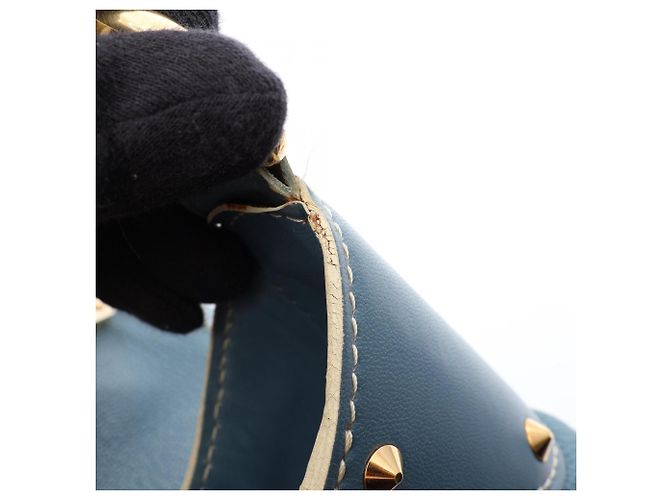 Louis Vuitton Afriolan Schultertasche Blau - Ansicht 13