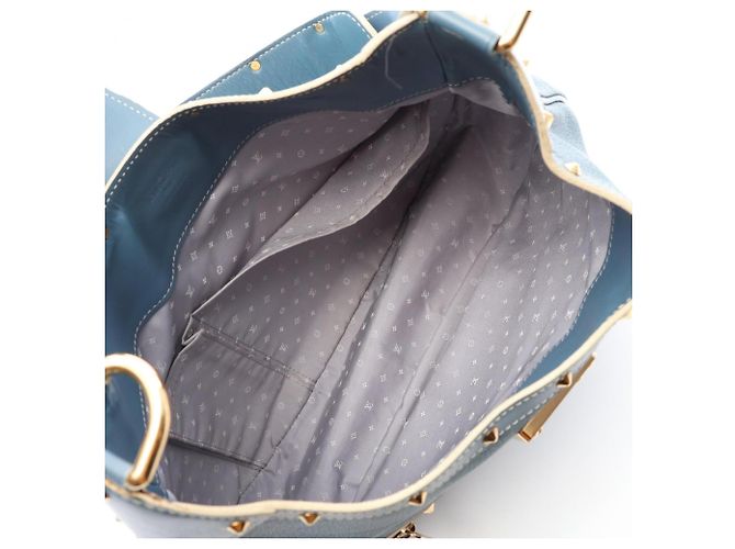 Louis Vuitton Afriolan Schultertasche Blau - Ansicht 3