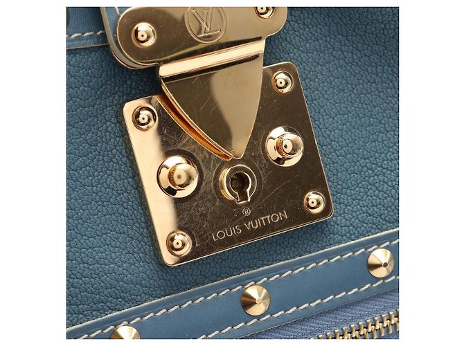 Louis Vuitton Afriolan Schultertasche Blau - Ansicht 6