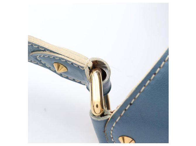 Louis Vuitton Afriolan Schultertasche Blau - Ansicht 9