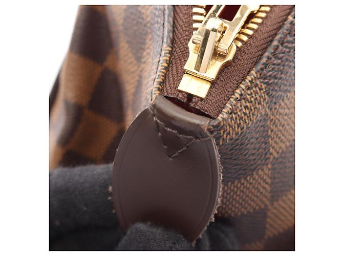 Bolsa de Ombro Louis Vuitton Verona MM Damier Ebene Marrom - vista 8