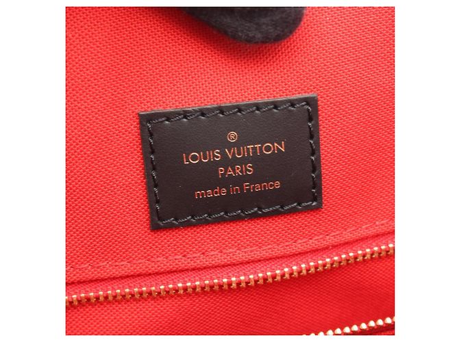 Borsa Tote Louis Vuitton OnTheGo GM Monogram Giant Reverse Marrone Beige - vista 4