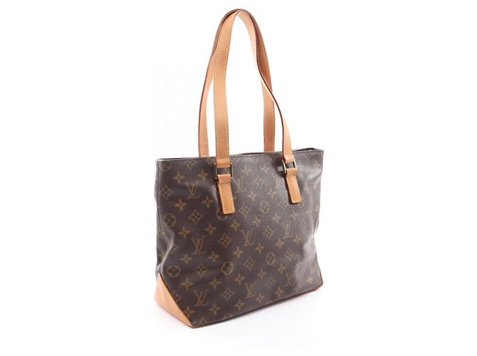 Borsa a Spalla Cabas Piano Louis Vuitton Marrone Monogramma - vista 2
