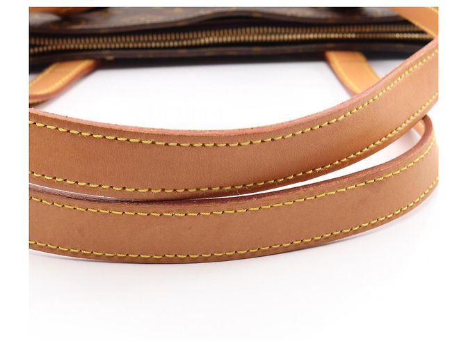 Borsa a Spalla Cabas Piano Louis Vuitton Marrone Monogramma - vista 9