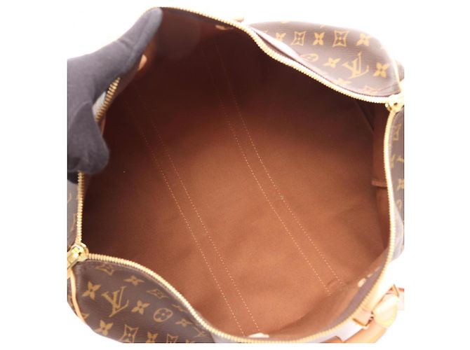 Louis Vuitton Keepall 45 Boston Bag Marrone Monogramma - vista 3