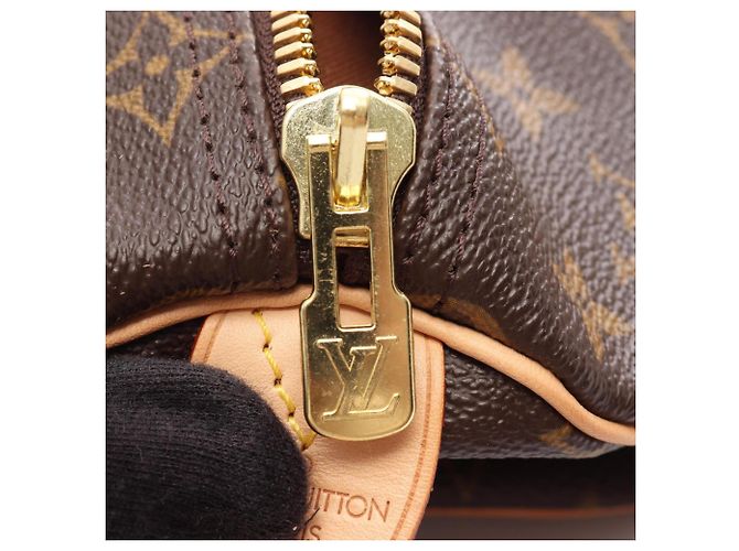 Louis Vuitton Keepall 45 Boston Bag Marrone Monogramma - vista 9
