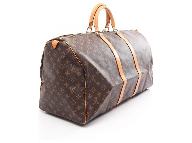 Louis Vuitton Keepall 55 Boston Bag Brown Monogram - view 2