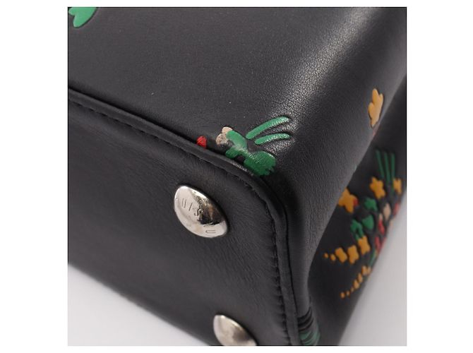 Borsa 2-Way Louis Vuitton Capucines PM Blossom Nero Multicolore - vista 11