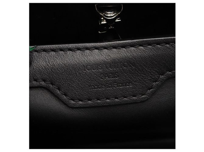 Borsa 2-Way Louis Vuitton Capucines PM Blossom Nero Multicolore - vista 4