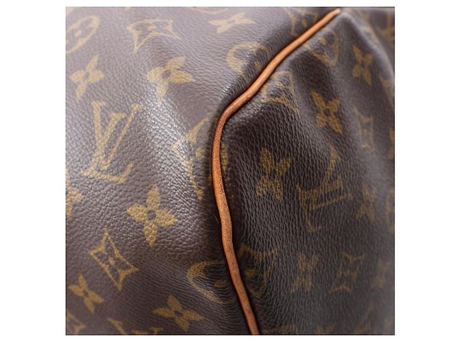 Borsa Boston Louis Vuitton Keepall 55 Marrone Monogramma - vista 12
