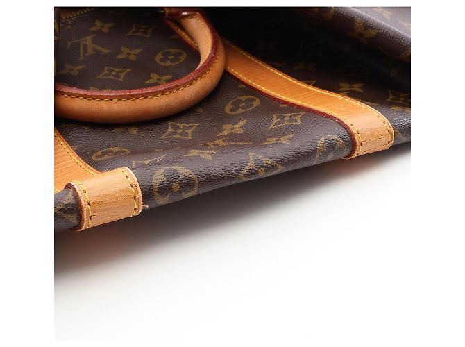 Borsa Boston Louis Vuitton Keepall 55 Marrone Monogramma - vista 13
