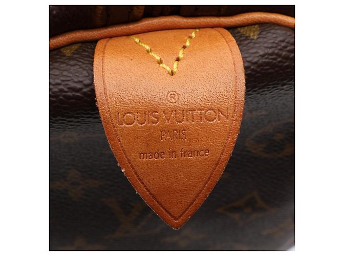 Borsa Boston Louis Vuitton Keepall 55 Marrone Monogramma - vista 4