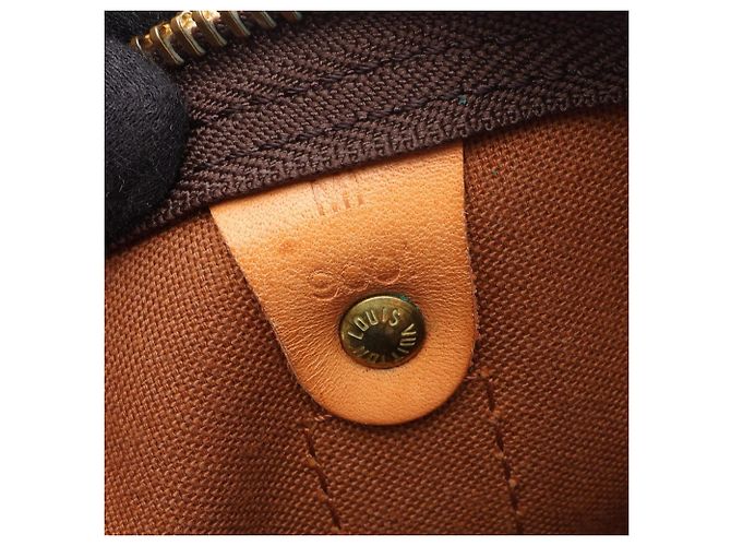 Borsa Boston Louis Vuitton Keepall 55 Marrone Monogramma - vista 5